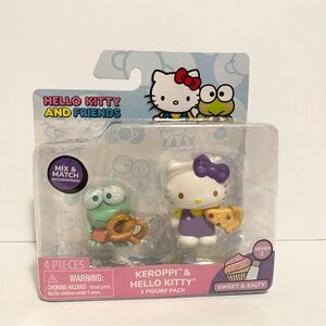 Hello Kitty & Keroppi 2 Figure Pack Series 1 Sweet Salty Sanrio NEW Sealed Gift